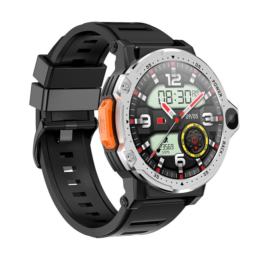2024 Round Smart Watch Video Call Health 3G Wifi Gps Tracker Sim Card 4G Network Android Sim Smart Watch